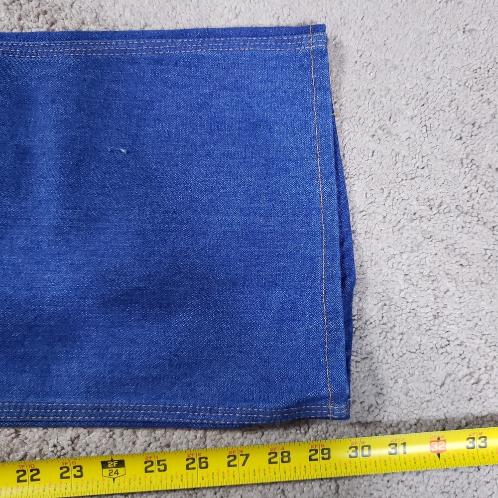 VTG 70s Wrangler Denim Jeans Men 38 (36x30) Bootcut USA Chore Western Workwear - Picture 6 of 7
